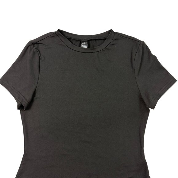 Black Short Sleeve Bodysuit Women’s Size L - Picture 4 of 10